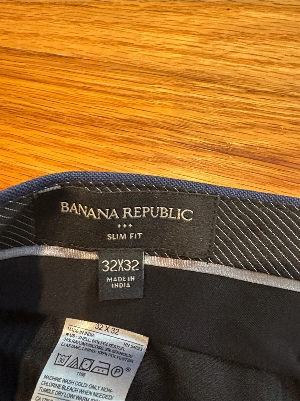 Banana Republic Navy suit with Pink Dress Shirt